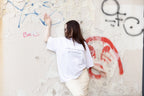 A kiss is the beginning of cannibalism - Unisex Oversized T-Shirt WHITE