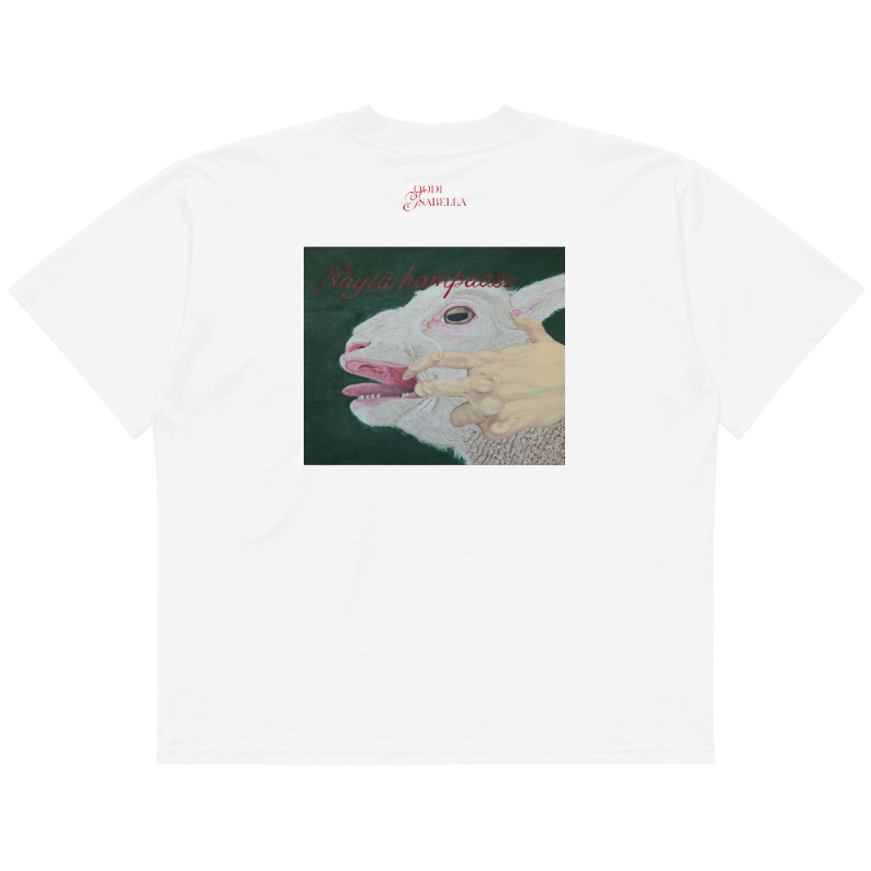 Näytä Hampaasi - Unisex Oversized T-Shirt WHITE